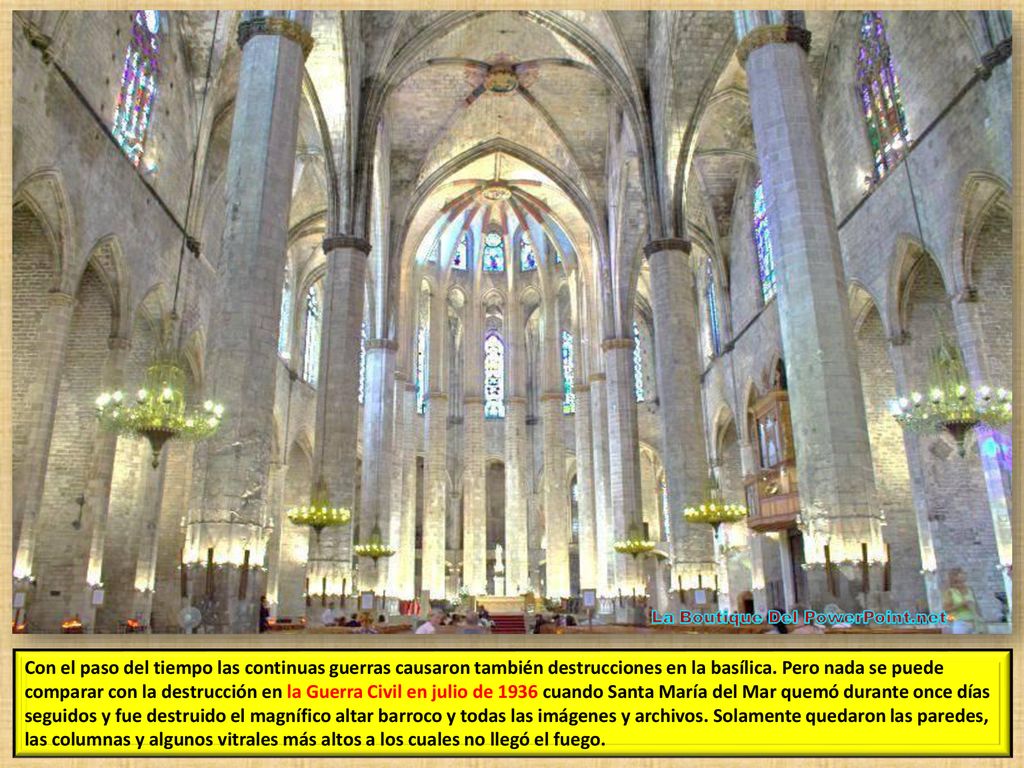 Con el paso del tiempo las continuas guerras causaron también destrucciones en la basílica.