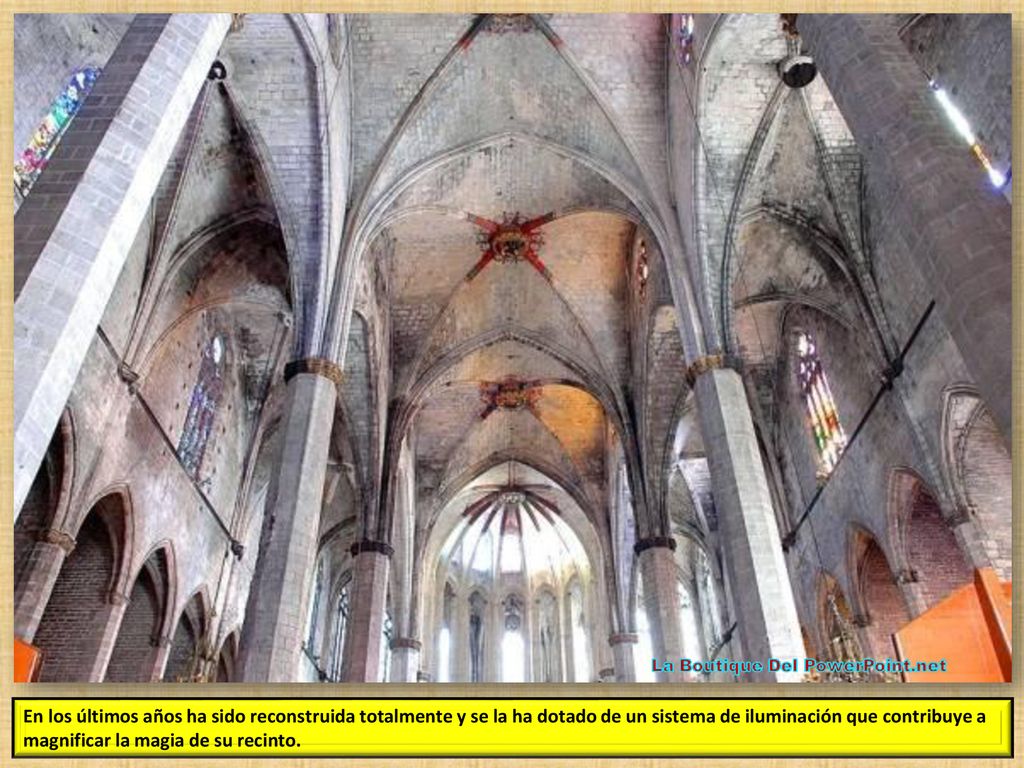 En los últimos años ha sido reconstruida totalmente y se la ha dotado de un sistema de iluminación que contribuye a magnificar la magia de su recinto.