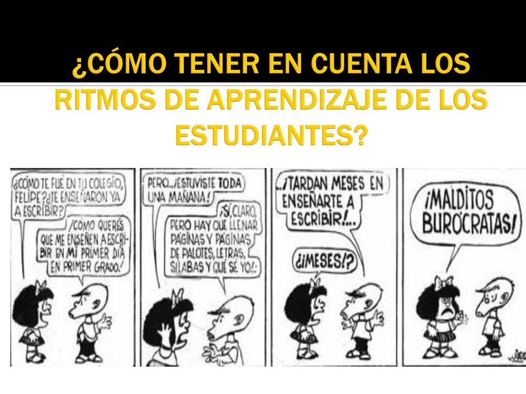 ¿CÓMO TENER EN CUENTA LOS RITMOS DE APRENDIZAJE DE LOS ESTUDIANTES