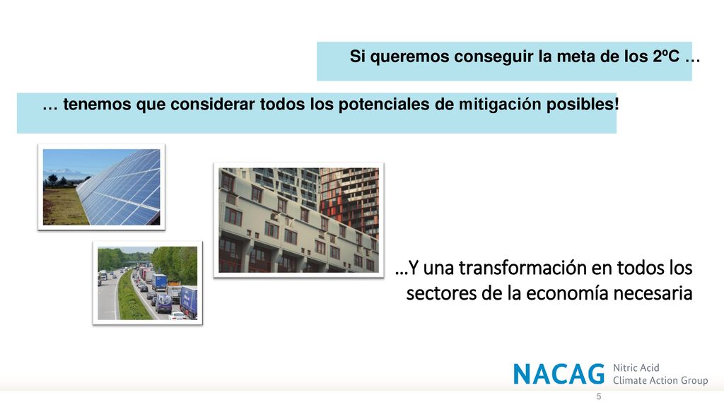 …Y una transformación en todos los sectores de la economía necesaria