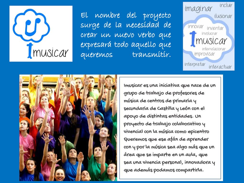 El nombre del proyecto surge de la necesidad de crear un nuevo verbo que expresará todo aquello que queremos transmitir.