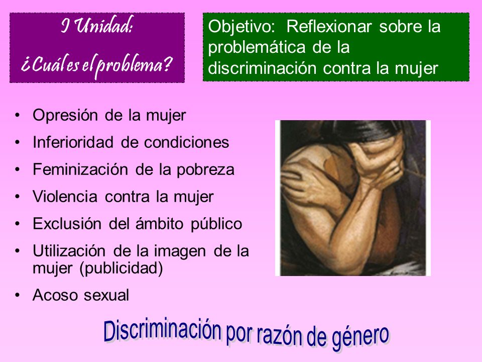 Discriminación por razón de género