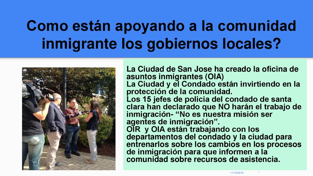 Como están apoyando a la comunidad inmigrante los gobiernos locales