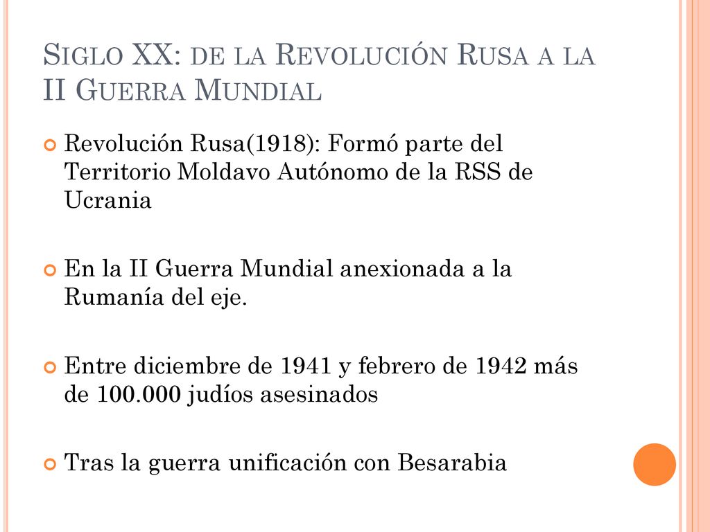 Siglo XX: de la Revolución Rusa a la II Guerra Mundial