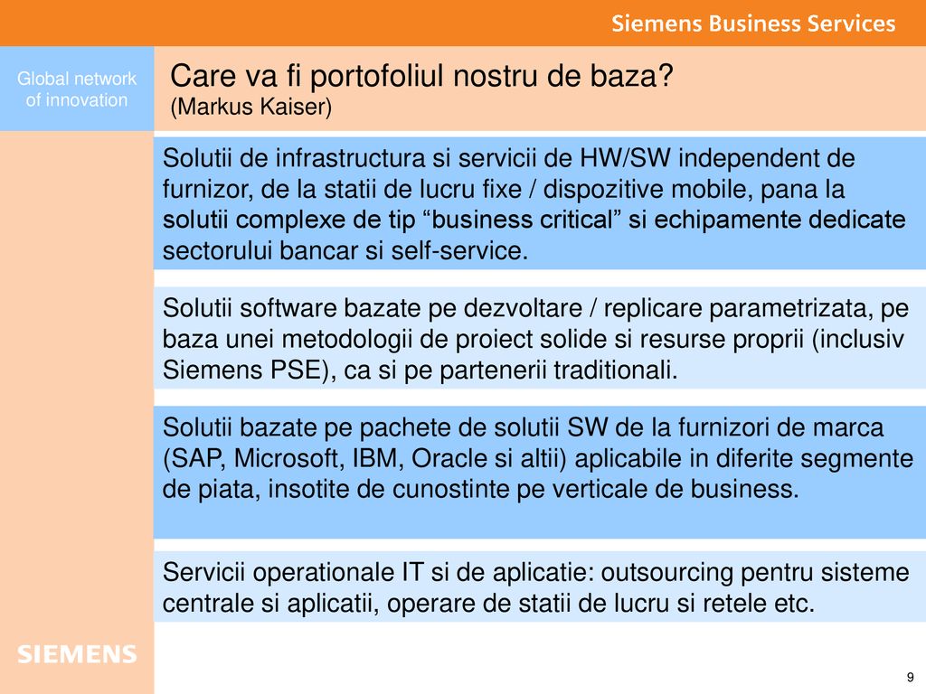 Care va fi portofoliul nostru de baza (Markus Kaiser)