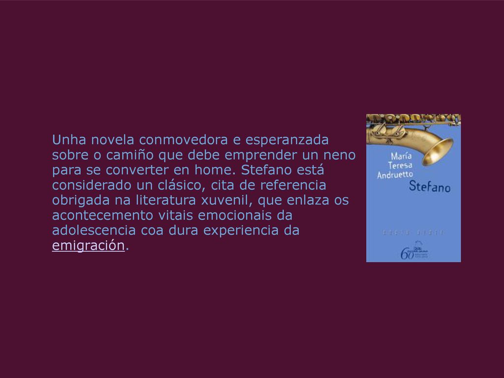 Unha novela conmovedora e esperanzada sobre o camiño que debe emprender un neno para se converter en home.