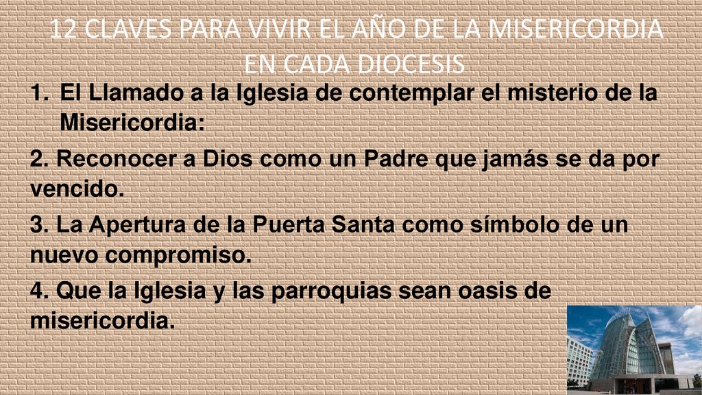 12 CLAVES PARA VIVIR EL AÑO DE LA MISERICORDIA
