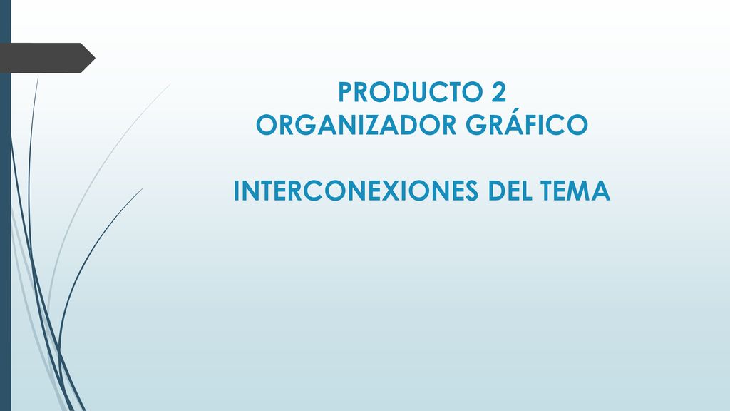 PRODUCTO 2 ORGANIZADOR GRÁFICO INTERCONEXIONES DEL TEMA