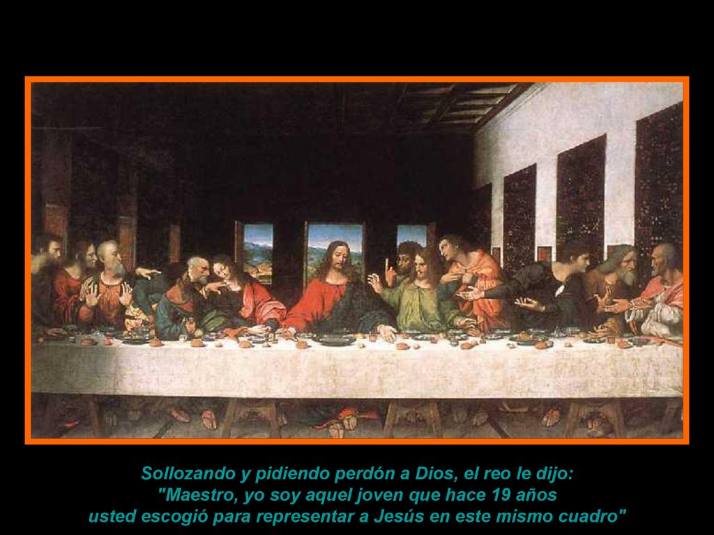 Sollozando y pidiendo perdón a Dios, el reo le dijo: