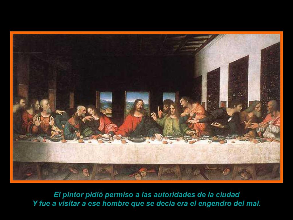 El pintor pidió permiso a las autoridades de la ciudad