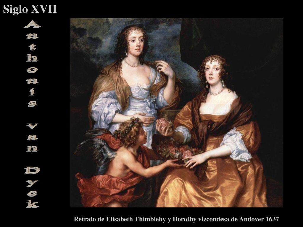 Retrato de Elisabeth Thimbleby y Dorothy vizcondesa de Andover 1637
