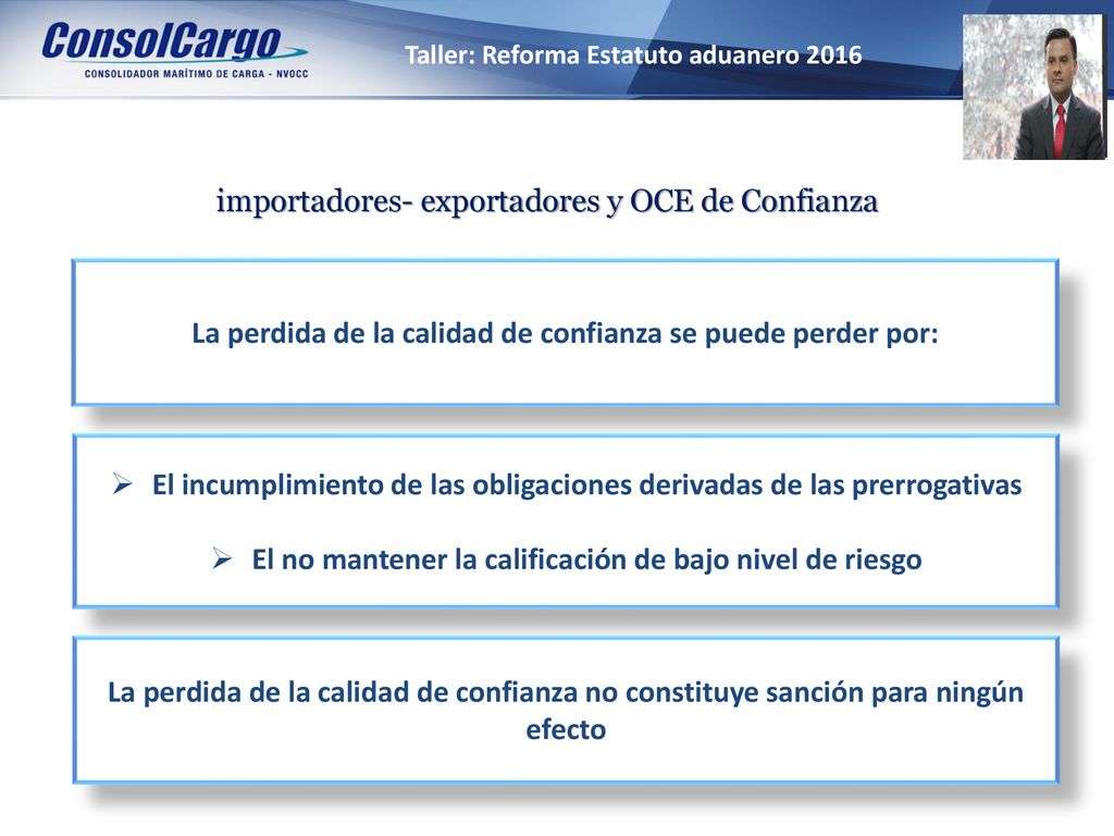 importadores- exportadores y OCE de Confianza