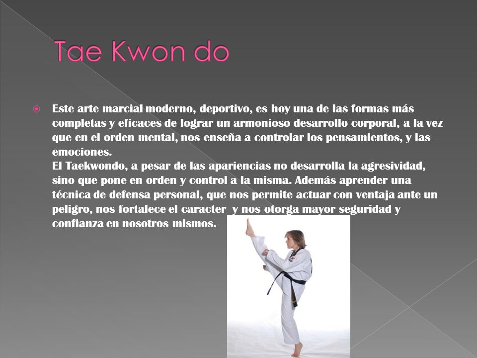 Tae Kwon do