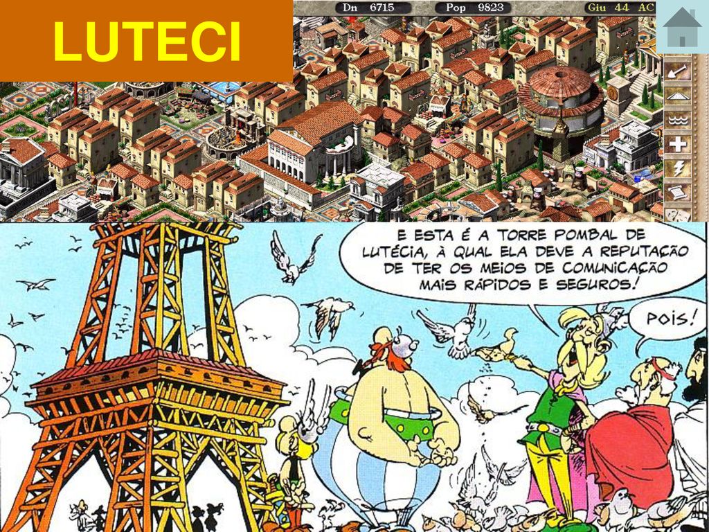 LUTECI procedeix del nom romà de la ciutat de París, Lutetia,