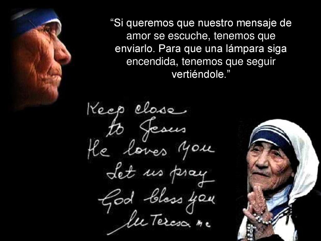 Si queremos que nuestro mensaje de amor se escuche, tenemos que enviarlo.