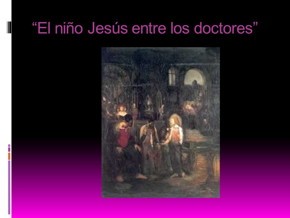 El niño Jesús entre los doctores