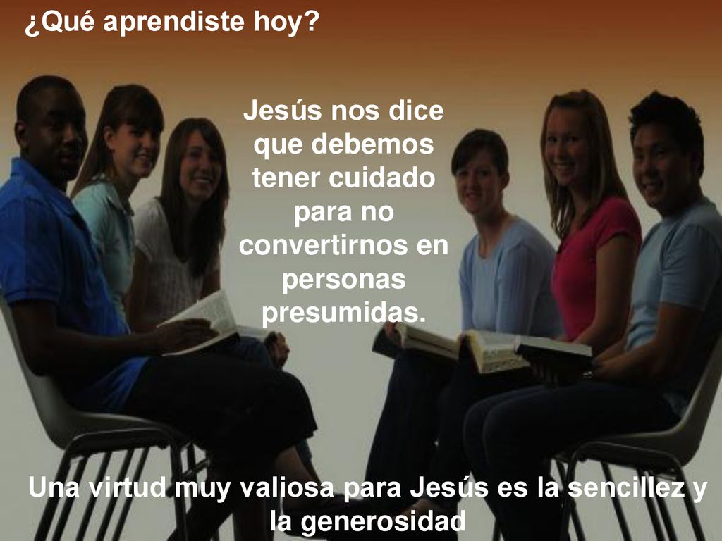 Una virtud muy valiosa para Jesús es la sencillez y la generosidad
