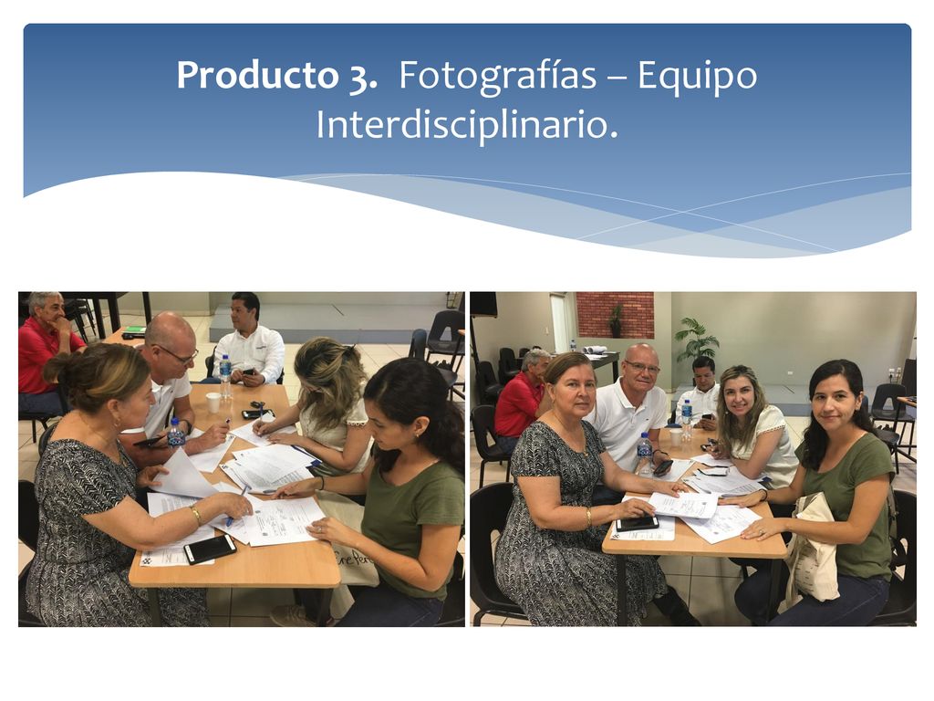 Producto 3. Fotografías – Equipo Interdisciplinario.