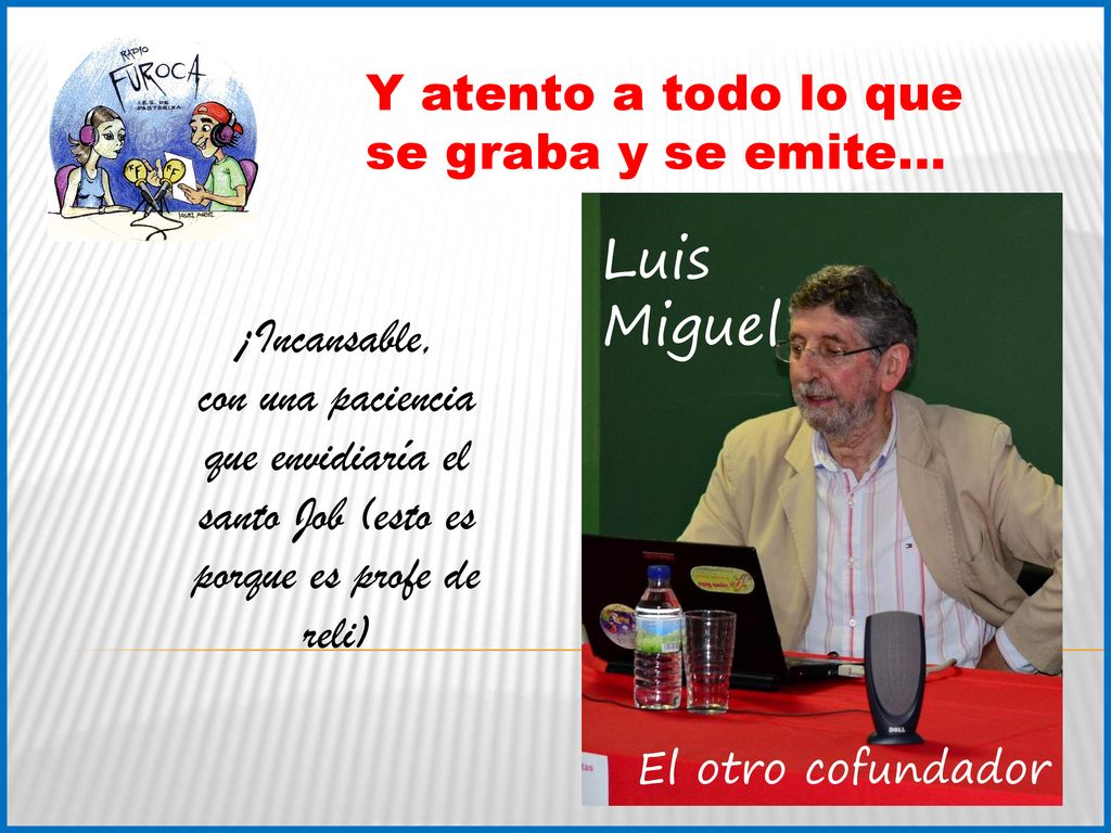 Luis Miguel Y atento a todo lo que se graba y se emite… ¡Incansable,