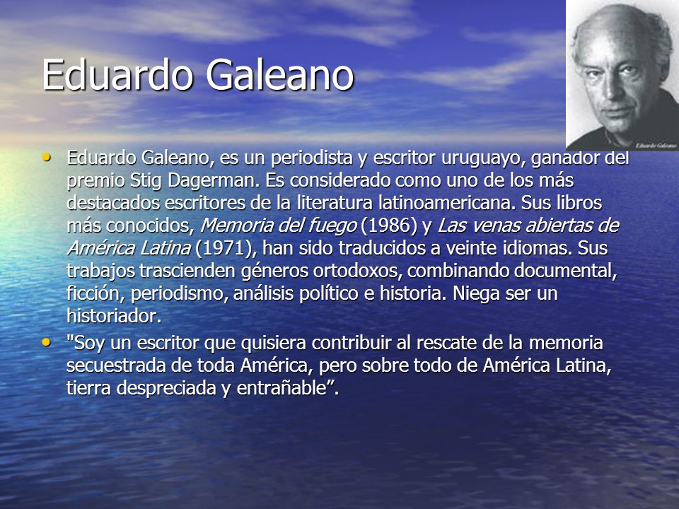 Eduardo Galeano