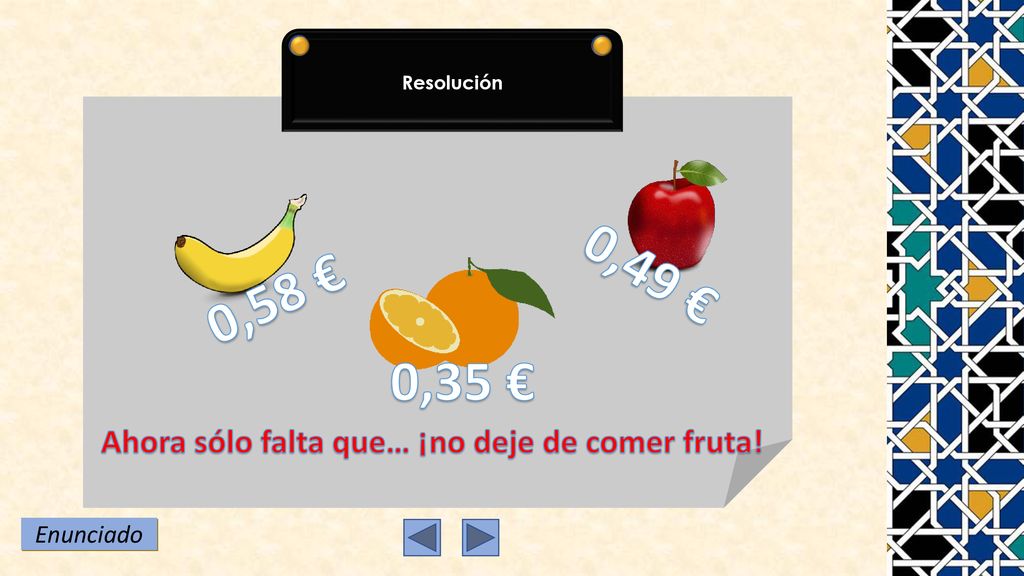 Ahora sólo falta que… ¡no deje de comer fruta!