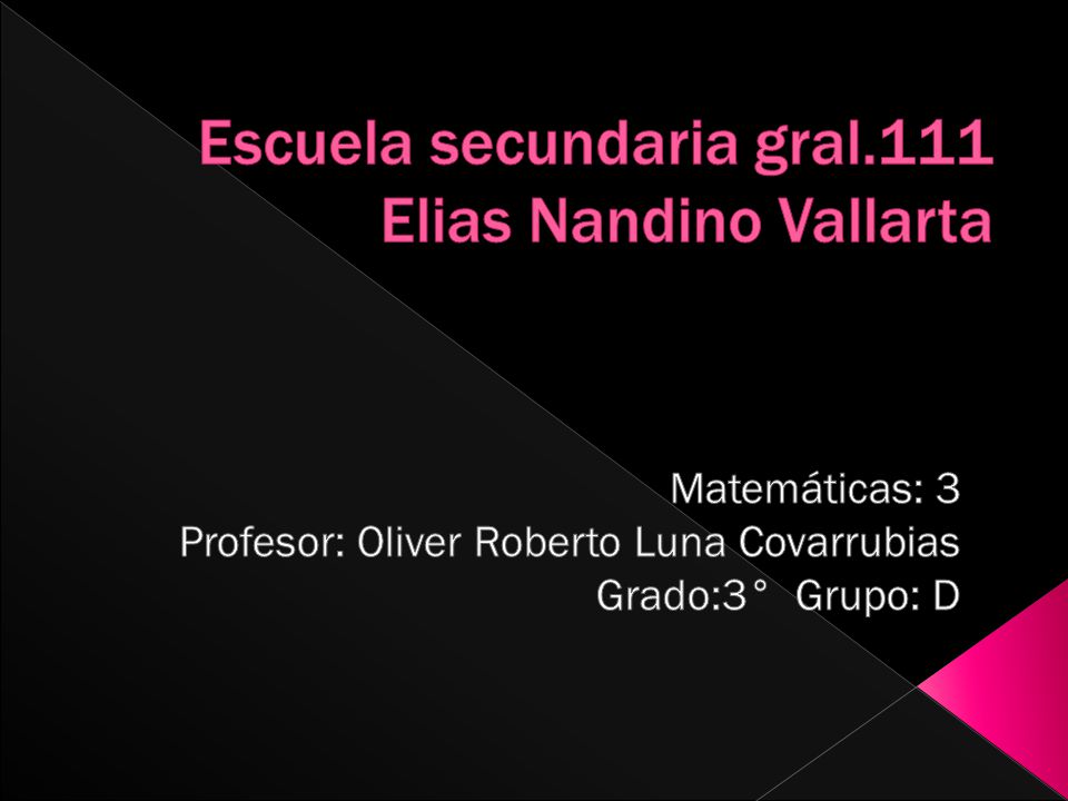Escuela secundaria gral.111 Elias Nandino Vallarta