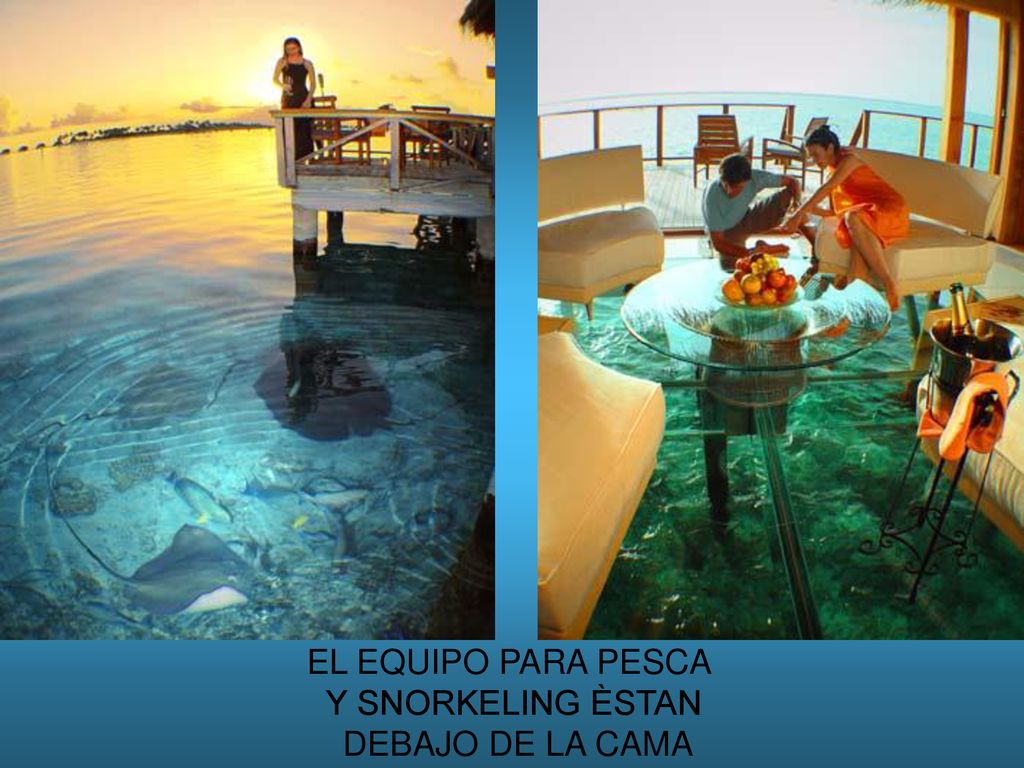 EL EQUIPO PARA PESCA Y SNORKELING ÈSTAN DEBAJO DE LA CAMA