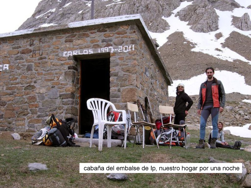 cabaña del embalse de Ip, nuestro hogar por una noche