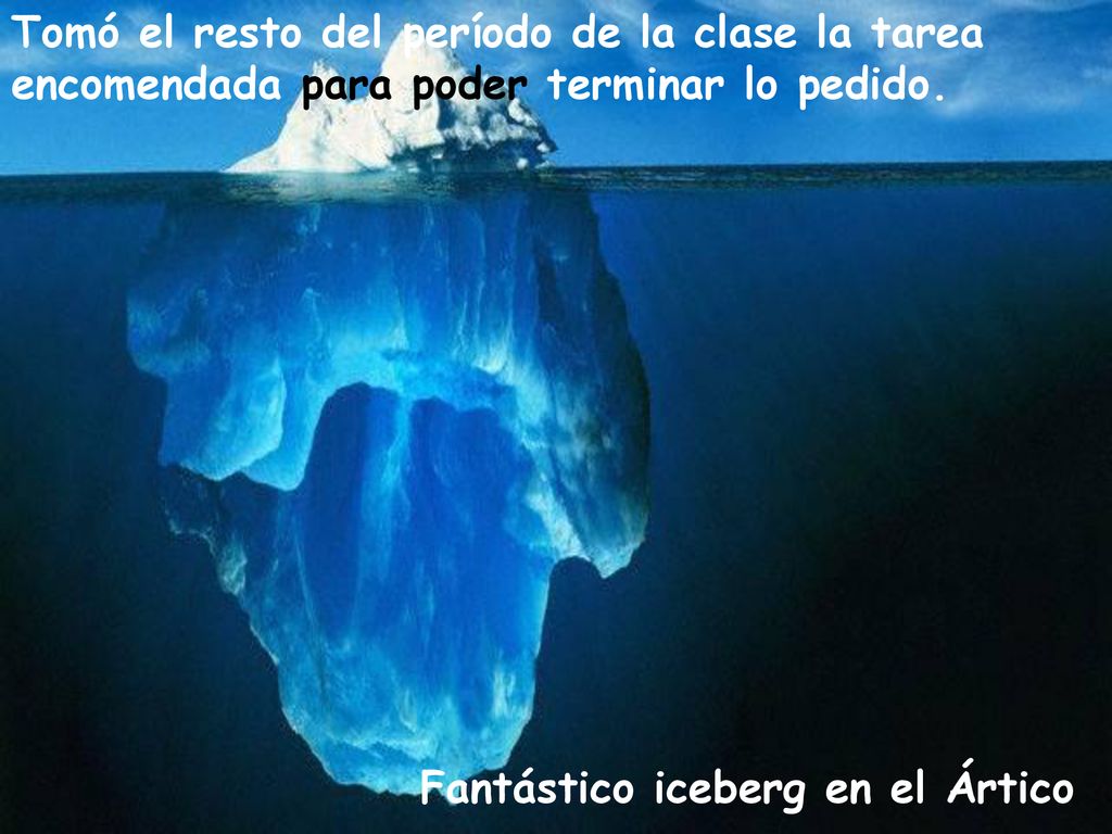 Tomó el resto del período de la clase la tarea encomendada para poder terminar lo pedido.