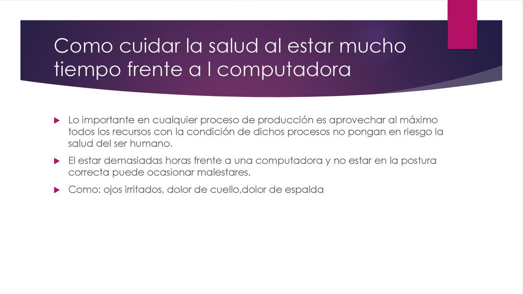 Como cuidar la salud al estar mucho tiempo frente a l computadora