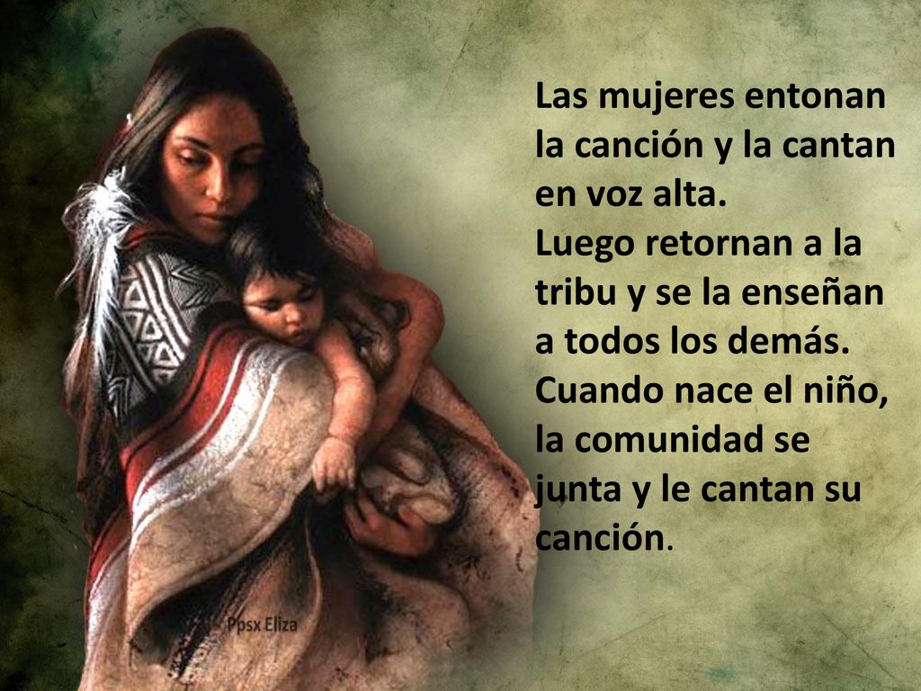 Las mujeres entonan la canción y la cantan en voz alta.
