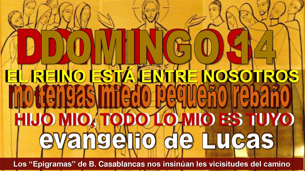 EL REINO ESTÁ ENTRE NOSOTROS EL REINO ESTÁ ENTRE NOSOTROS