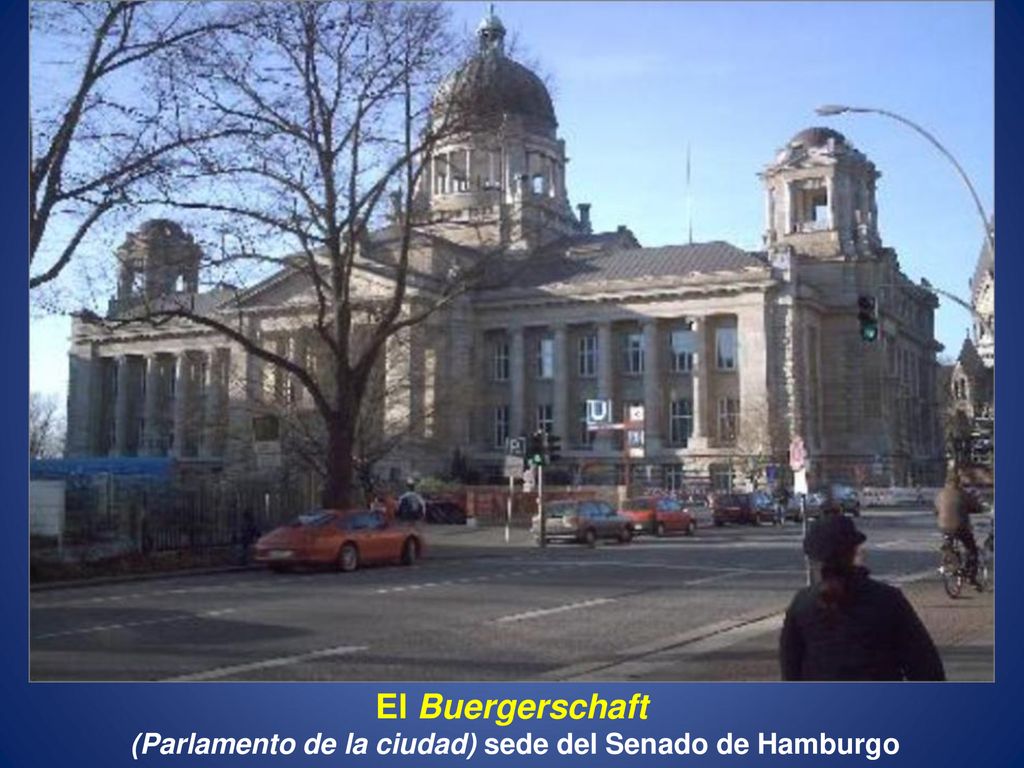 El Buergerschaft (Parlamento de la ciudad) sede del Senado de Hamburgo