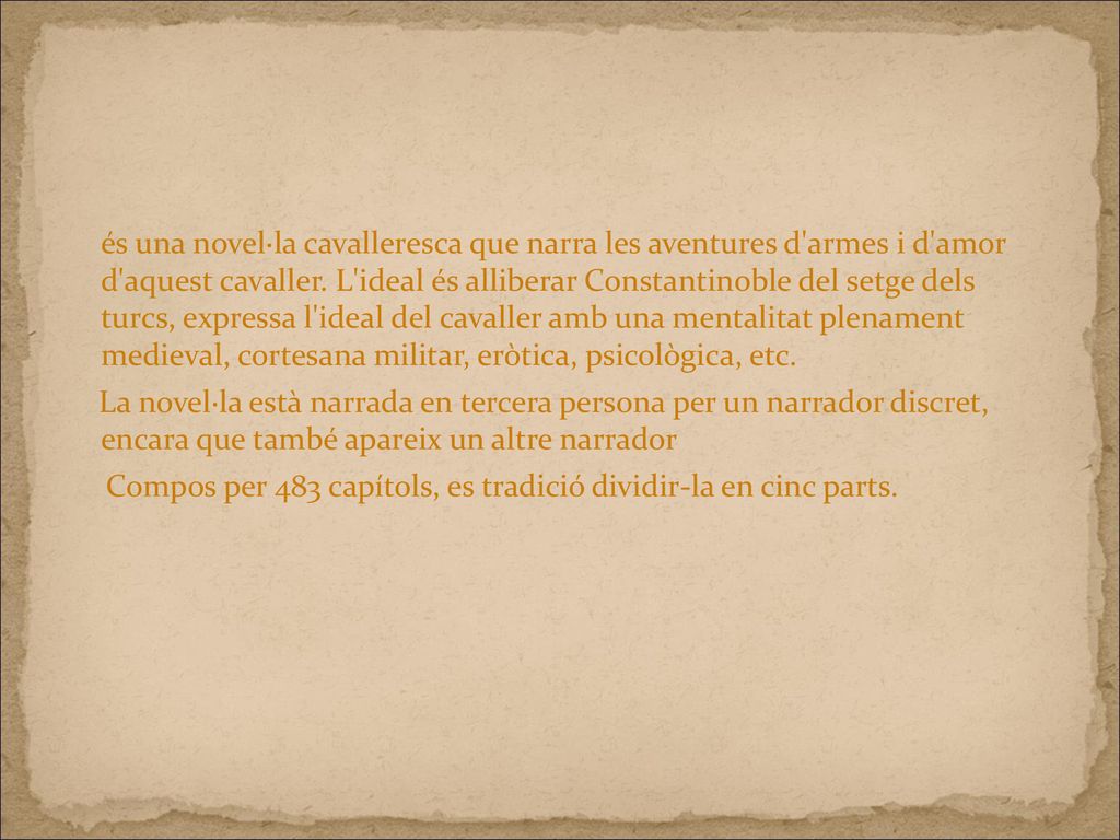 Compos per 483 capítols, es tradició dividir-la en cinc parts.