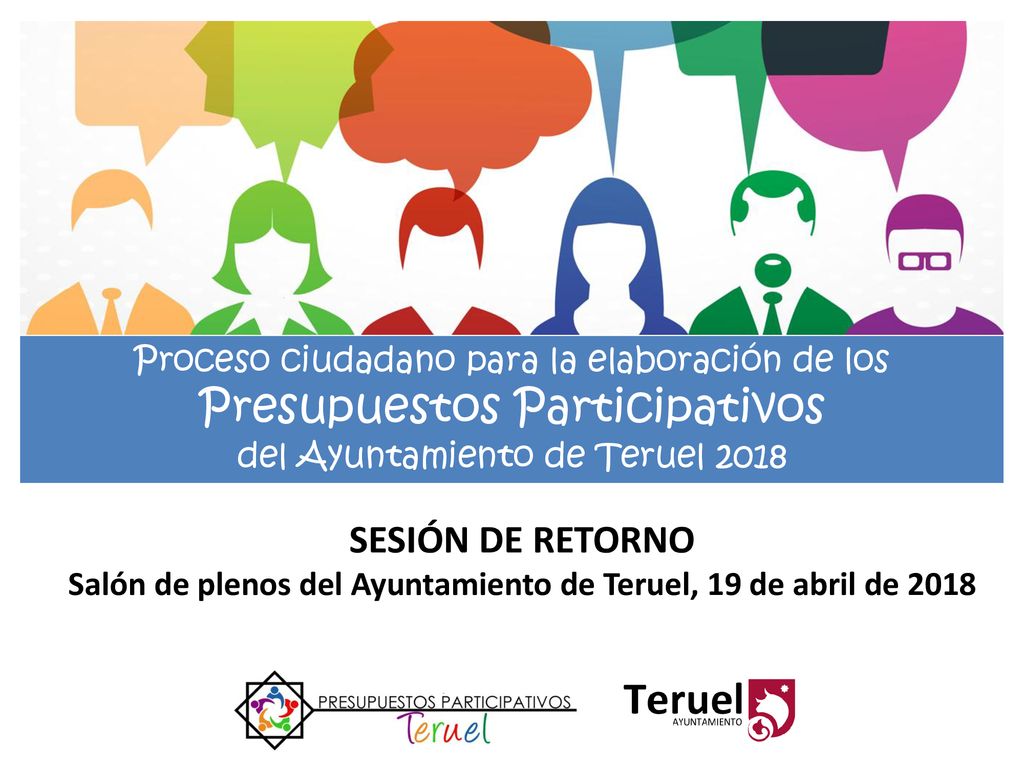 Salón de plenos del Ayuntamiento de Teruel, 19 de abril de 2018