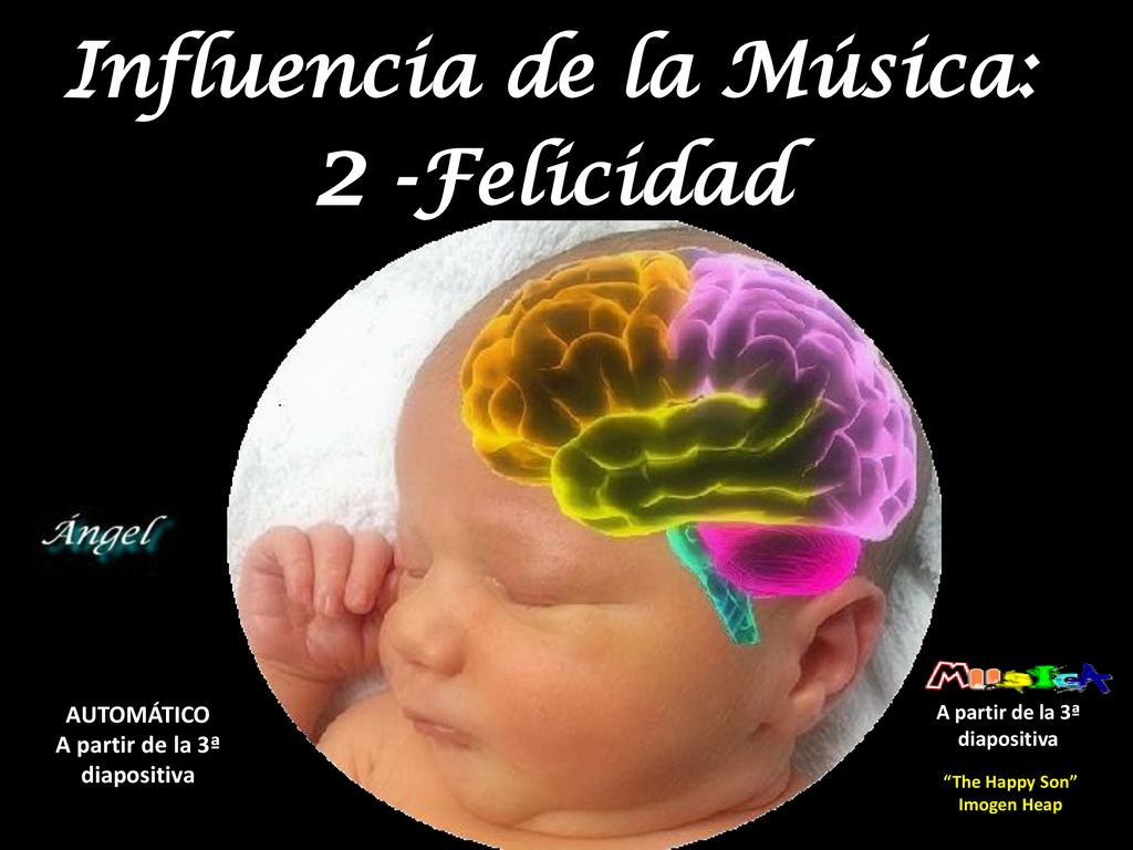 Influencia de la Música: A partir de la 3ª diapositiva