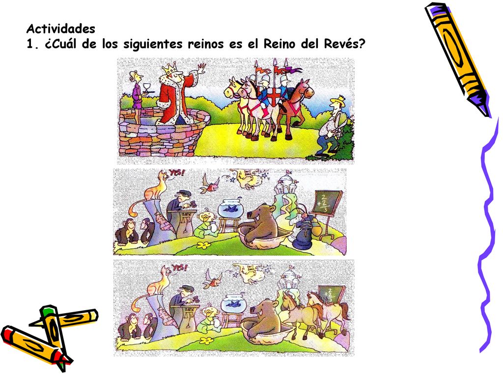 1. ¿Cuál de los siguientes reinos es el Reino del Revés