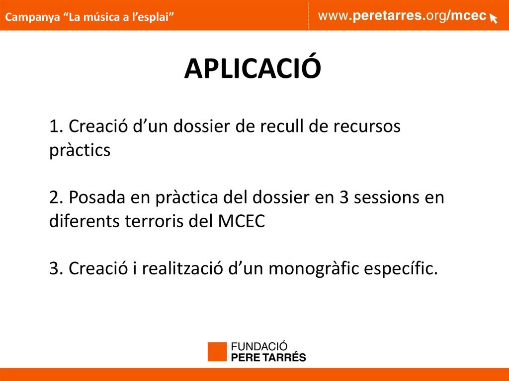 APLICACIÓ 1. Creació d’un dossier de recull de recursos pràctics