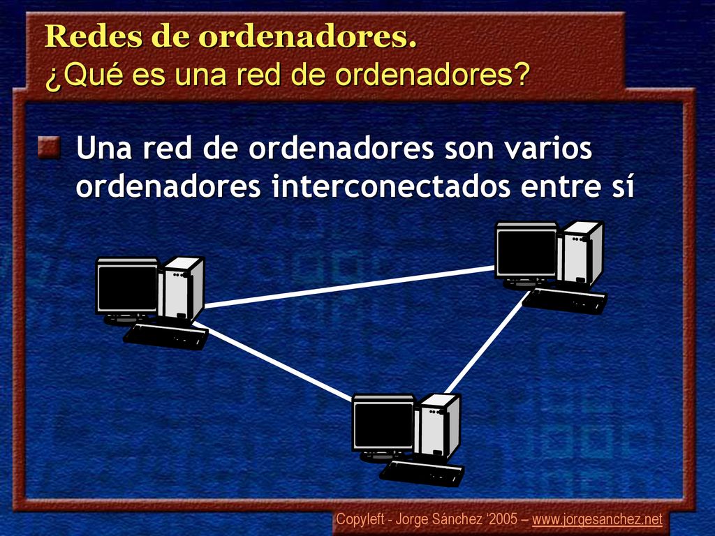 Redes de ordenadores. ¿Qué es una red de ordenadores