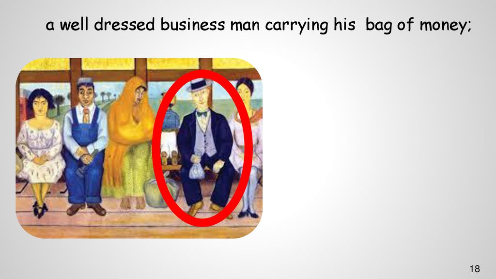 a well dressed business man carrying his bag of money;