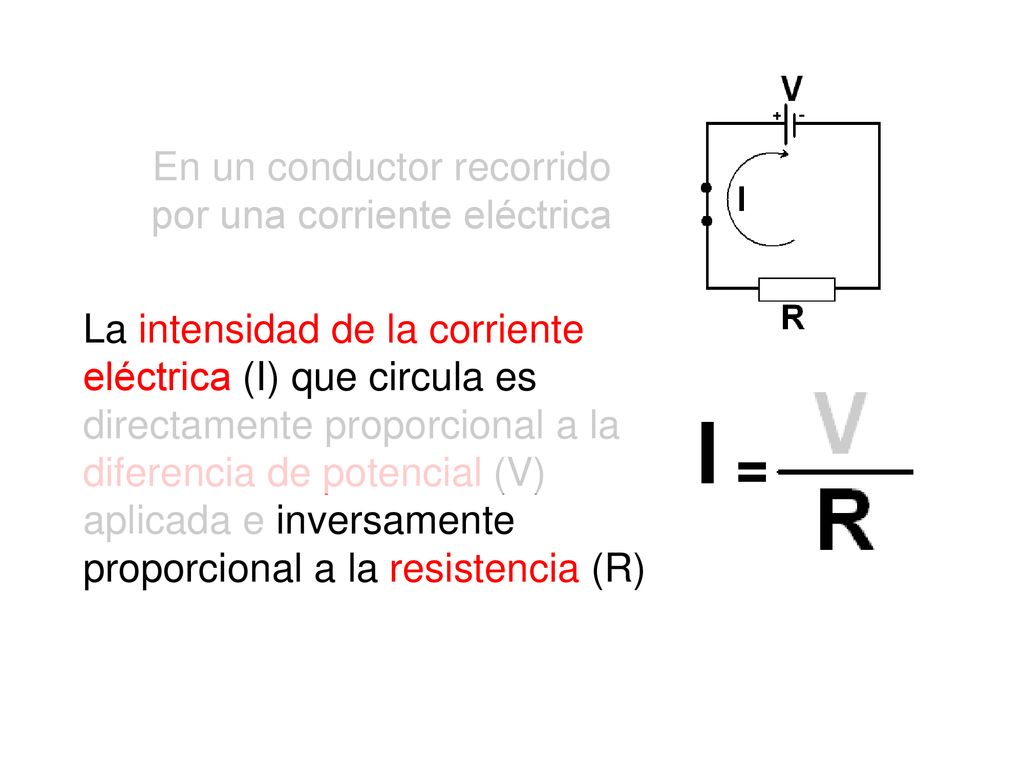 En un conductor recorrido por una corriente eléctrica