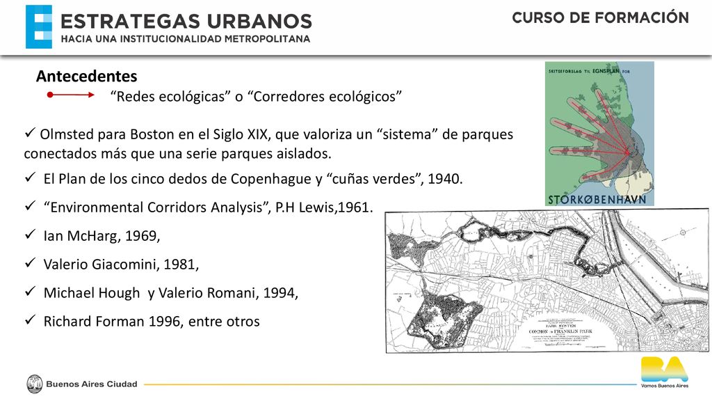 Antecedentes Redes ecológicas o Corredores ecológicos