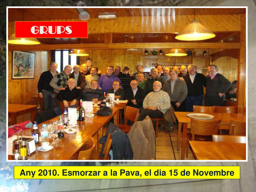 Any Esmorzar a la Pava, el dia 15 de Novembre