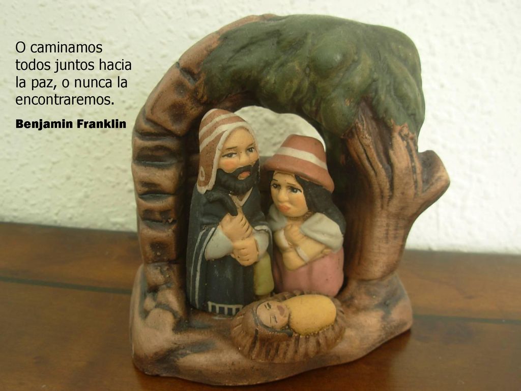 O caminamos todos juntos hacia la paz, o nunca la encontraremos.