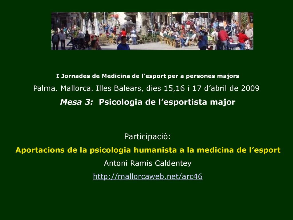 I Jornades de Medicina de l’esport per a persones majors