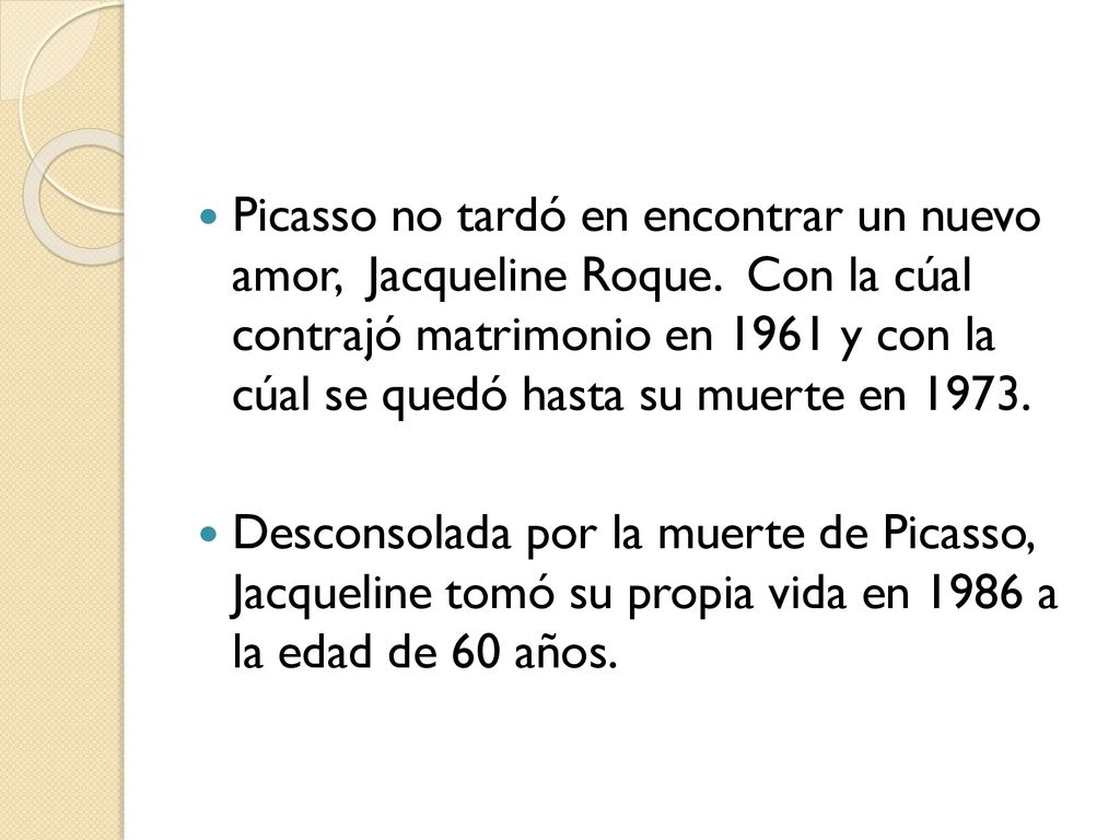 Picasso no tardó en encontrar un nuevo amor, Jacqueline Roque