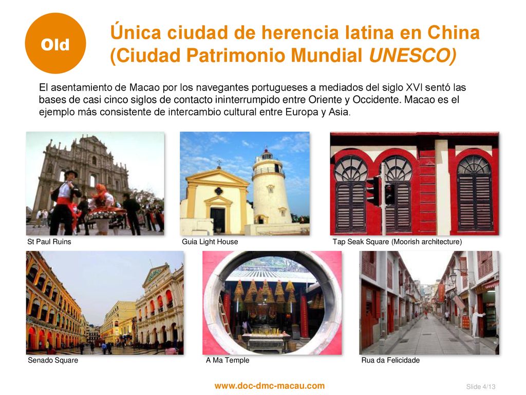 Old Única ciudad de herencia latina en China (Ciudad Patrimonio Mundial UNESCO)