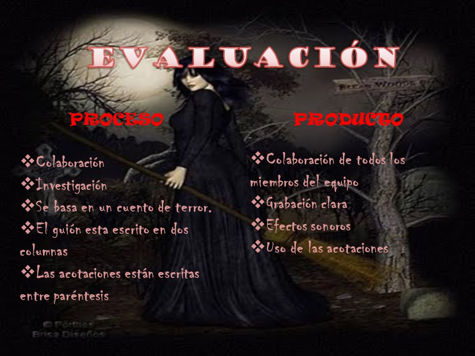 EVALUACIÓN Colaboración de todos los miembros del equipo Colaboración