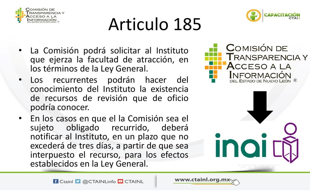 Articulo 185 La Comisión podrá solicitar al Instituto que ejerza la facultad de atracción, en los términos de la Ley General.