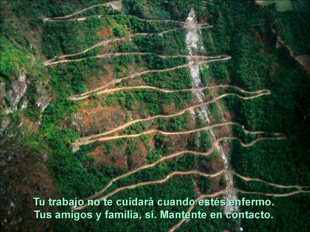 Tu trabajo no te cuidará cuando estés enfermo. Tus amigos y familia, sí. Mantente en contacto.